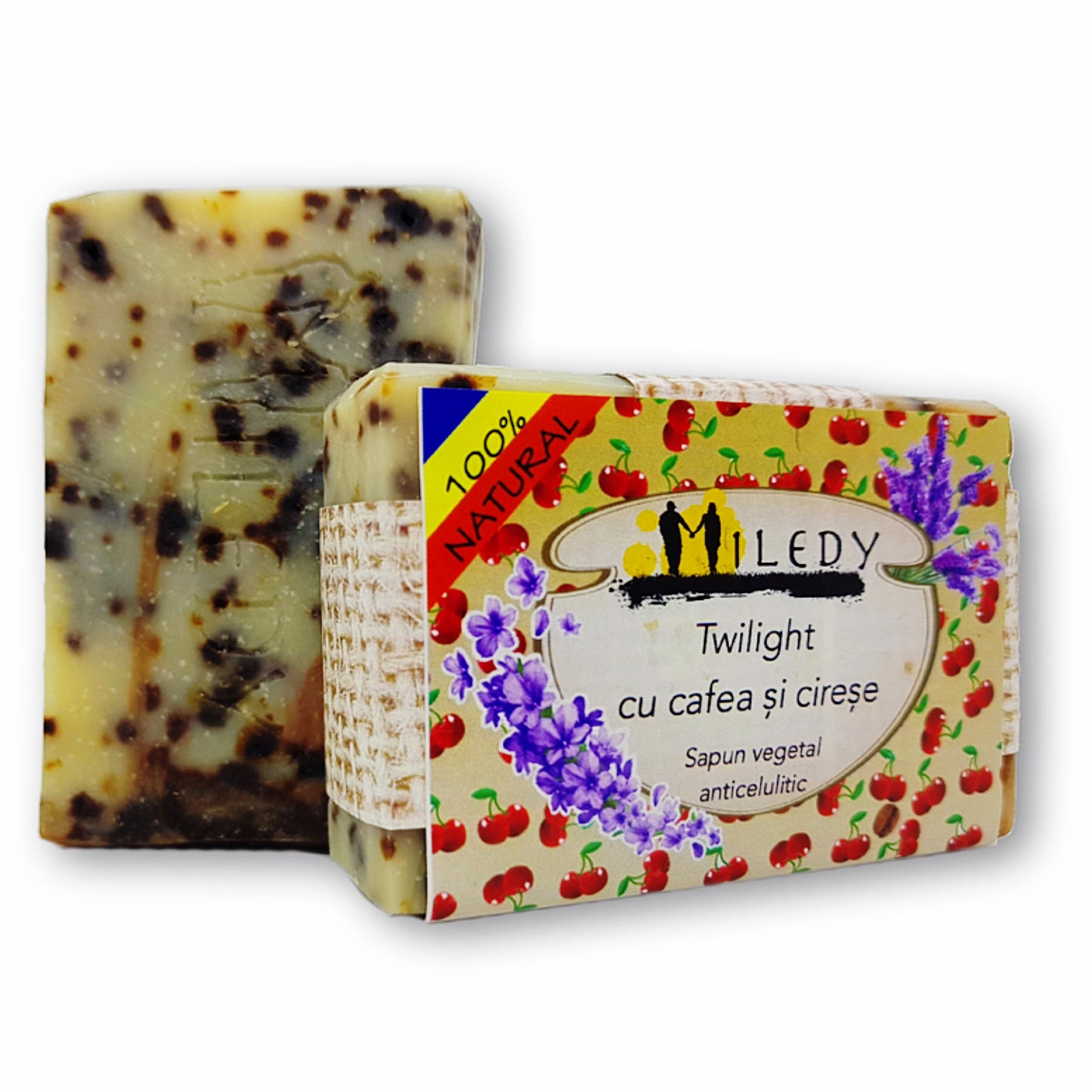 Sapun natural cu cafea si cirese anticelulitic Miledy Naturals